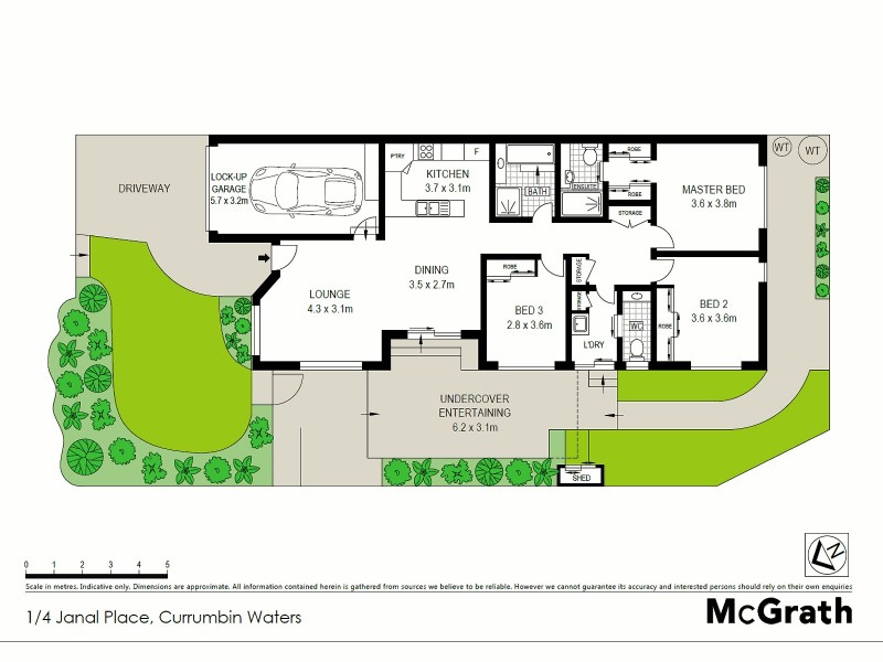 1/4 Janal Place, Currumbin Waters QLD 4223 Floorplan