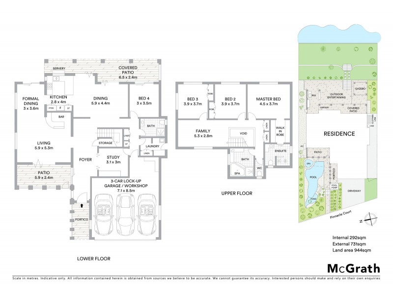 40 Pinnacle Court, Robina QLD 4226 Floorplan