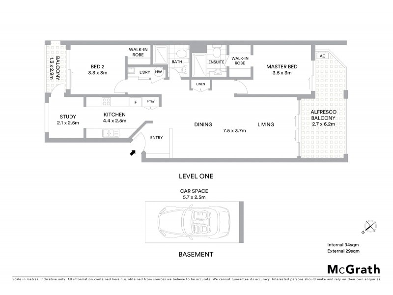 22/1 Great Hall Drive, Miami QLD 4220 Floorplan