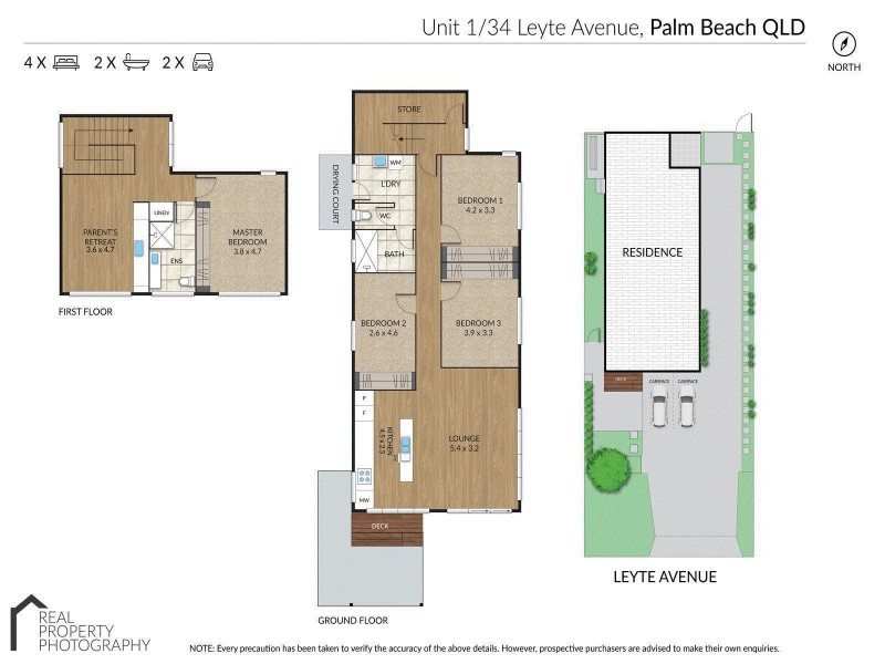 1/34 Leyte Avenue, Palm Beach QLD 4221 Floorplan