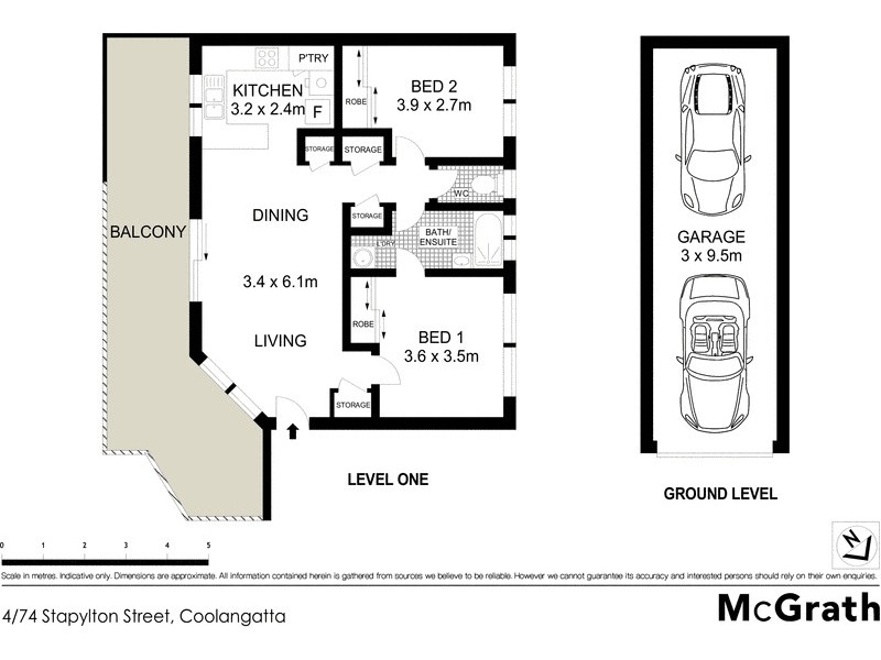 4/74 Stapylton Street, Coolangatta QLD 4225 Floorplan