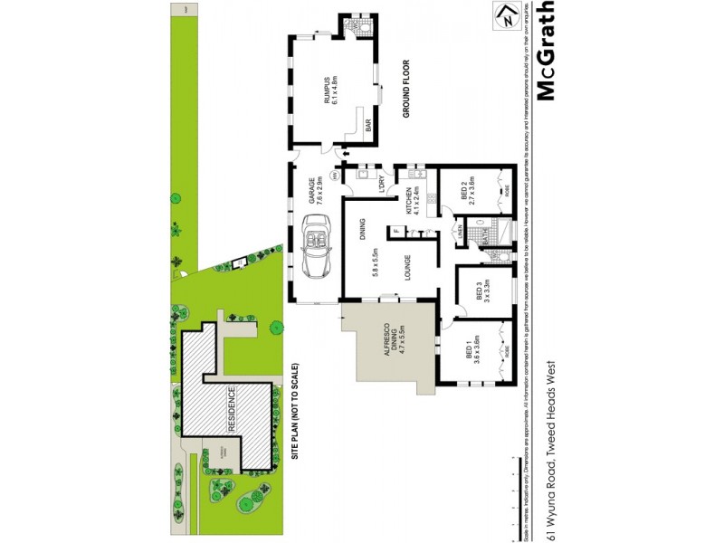 61 Wyuna Road, Tweed Heads West NSW 2485 Floorplan