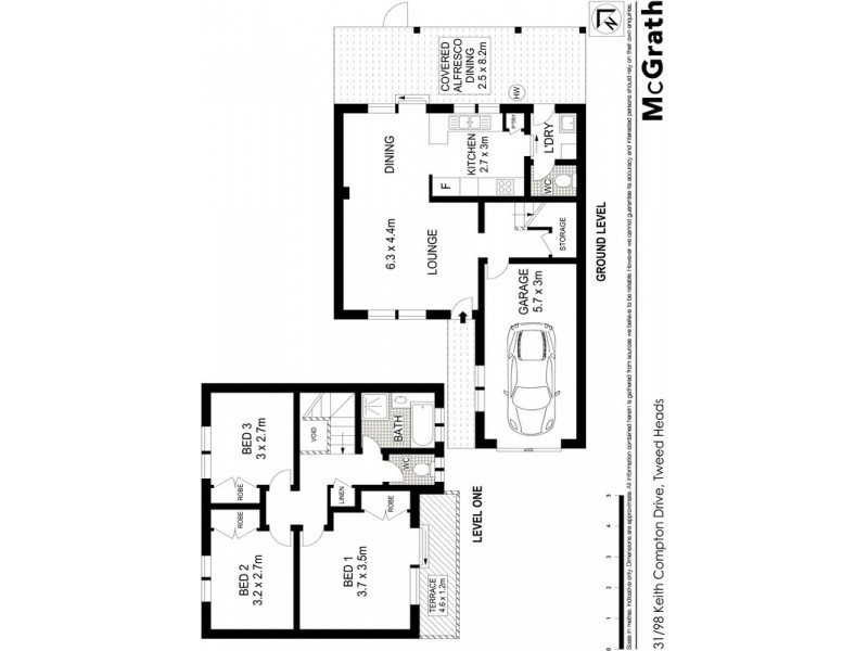 31/98 Keith Compton Drive, Tweed Heads NSW 2485 Floorplan