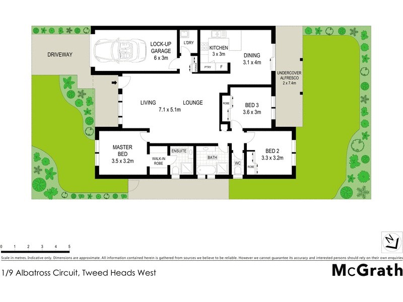 1/9 Albatross Circuit, Tweed Heads West NSW 2485 Floorplan