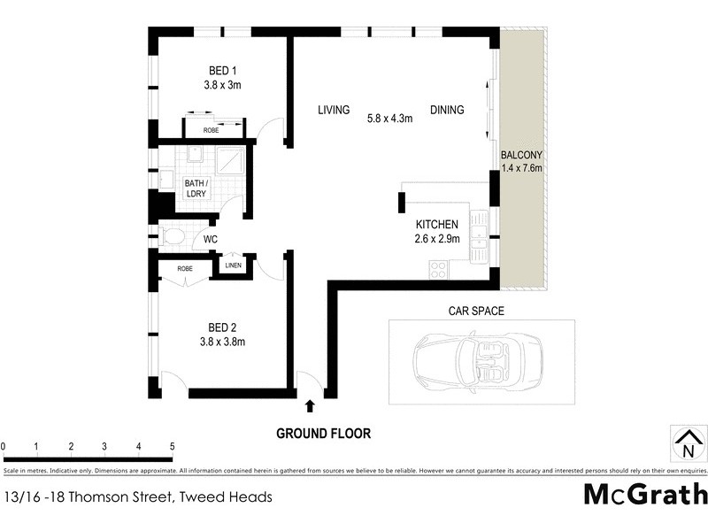 13/16-18 Thomson Street, Tweed Heads NSW 2485 Floorplan
