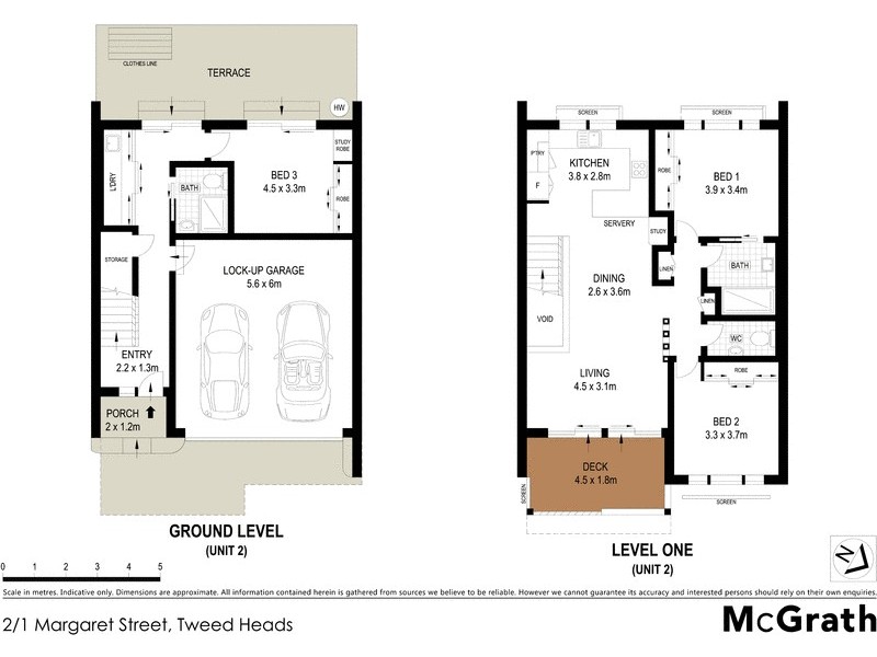 1 Margaret Street, Tweed Heads NSW 2485 Floorplan