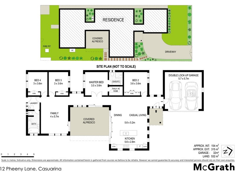 12 Pheeny Lane, Casuarina NSW 2487 Floorplan