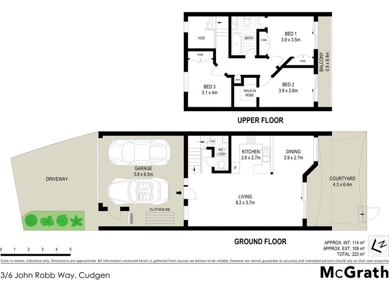 3/6 John Robb Way, Cudgen NSW 2487 Floorplan