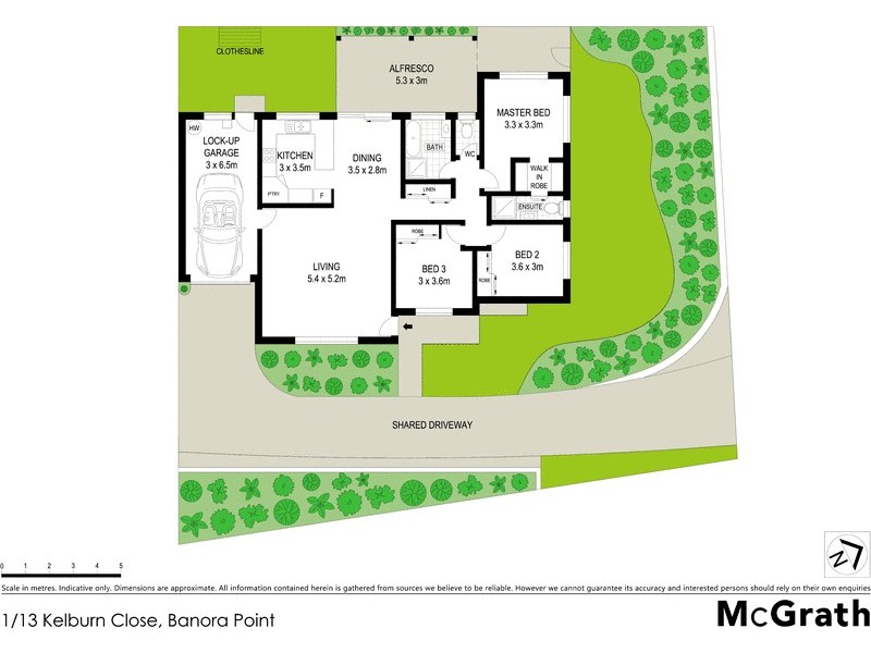 1/13 Kelburn Close, Banora Point NSW 2486 Floorplan