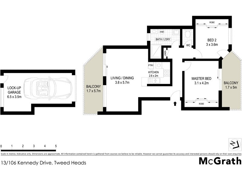 13/106 Kennedy Drive, Tweed Heads West NSW 2485 Floorplan