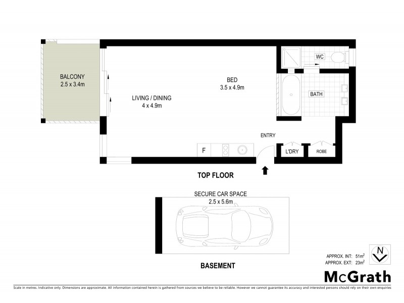 314/9 Dianella Drive, Casuarina NSW 2487 Floorplan
