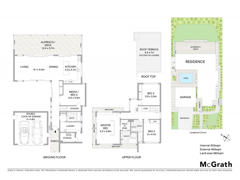 25 Longboard Circuit, Kingscliff NSW 2487 Floorplan