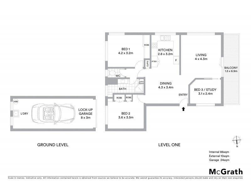 4/14 Kirkwood Road, Tweed Heads South NSW 2486 Floorplan