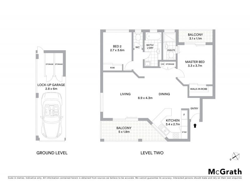 34/22 Binya Avenue, Tweed Heads NSW 2485 Floorplan