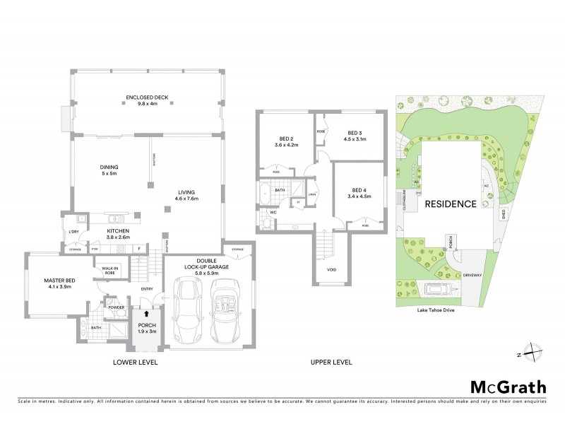 4 Lake Tahoe Drive, Bilambil Heights NSW 2486 Floorplan