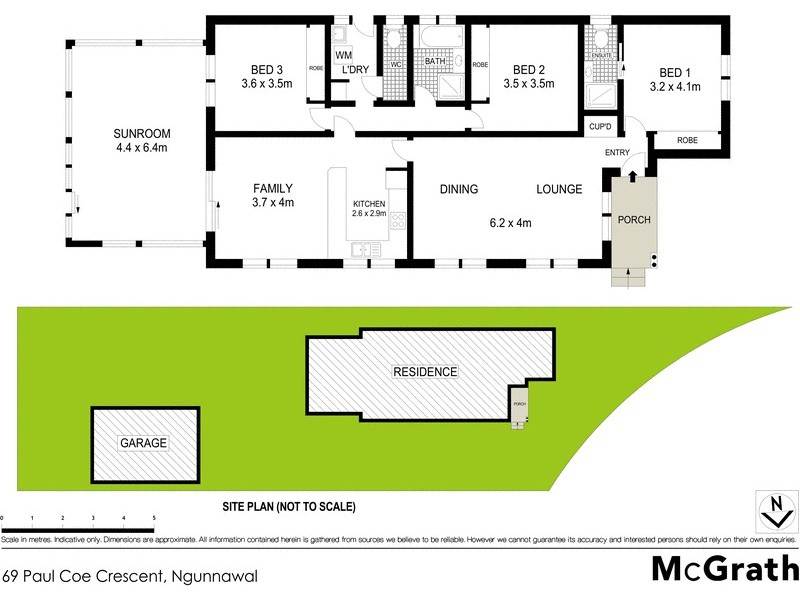 69 Paul Coe Crescent, Ngunnawal ACT 2913 Floorplan