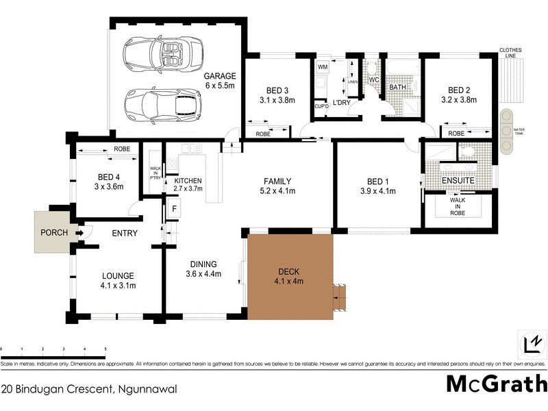 20 Bindugan Crescent, Ngunnawal ACT 2913 Floorplan