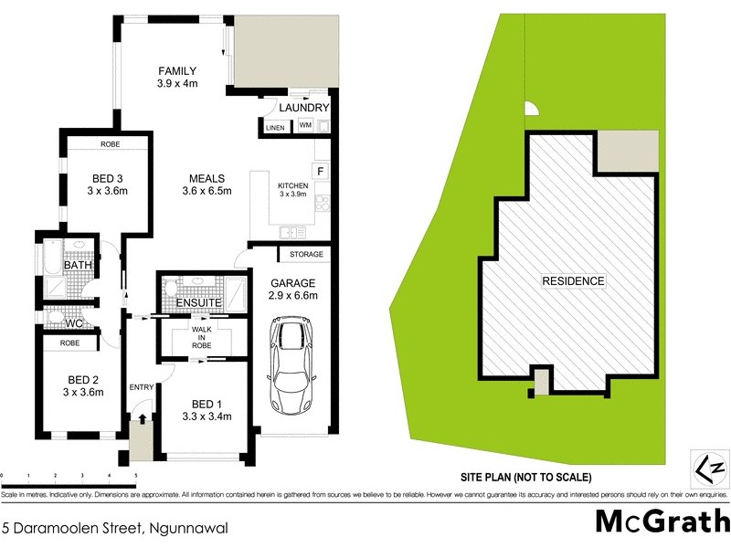 5 Daramoolen Street, Ngunnawal ACT 2913 Floorplan