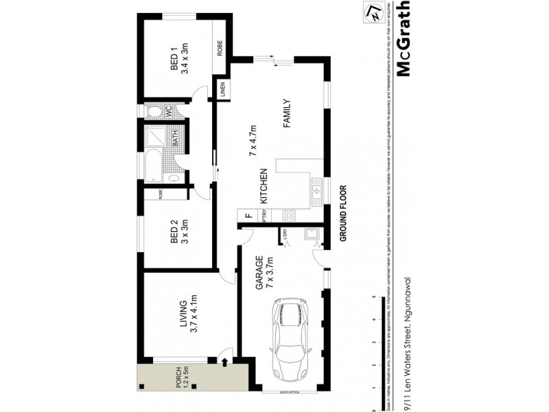9/11 Len Waters Street, Ngunnawal ACT 2913 Floorplan