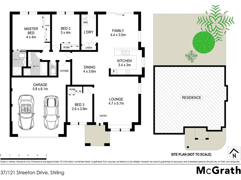 37/121 Streeton Drive, Stirling ACT 2611 Floorplan
