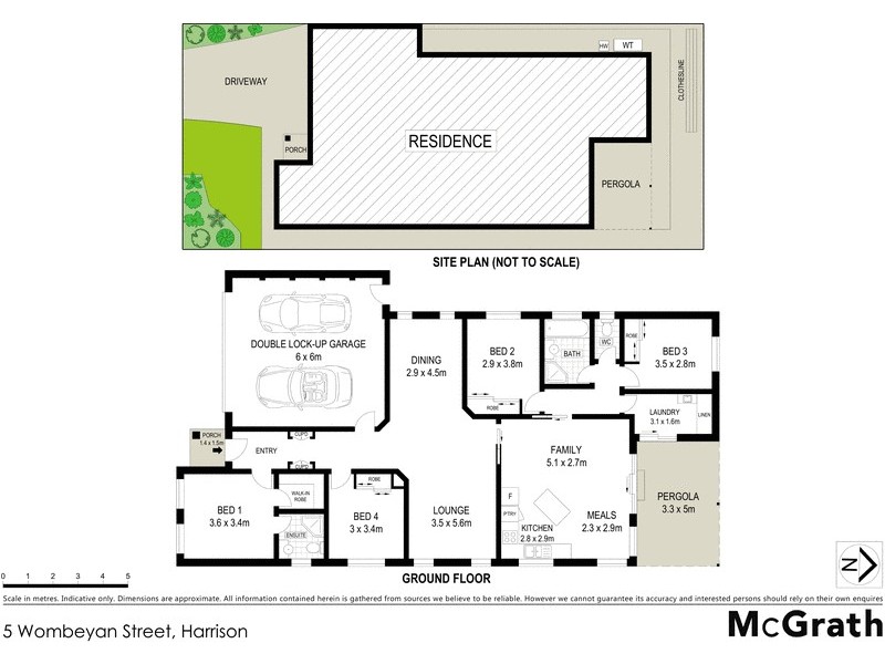 5 Wombeyan Street, Harrison ACT 2914 Floorplan