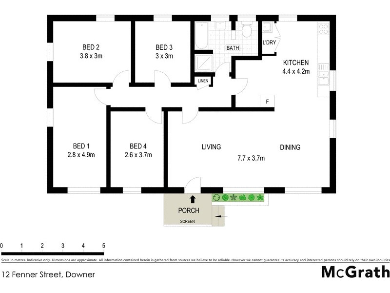 12 Fenner Street, Downer ACT 2602 Floorplan