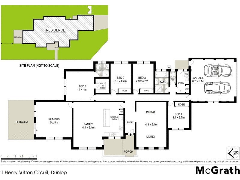 1 Henry Sutton Circuit, Dunlop ACT 2615 Floorplan