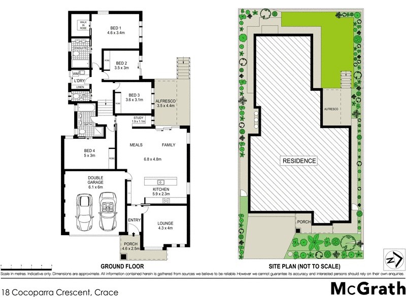 18 Cocoparra Crescent, Crace ACT 2911 Floorplan
