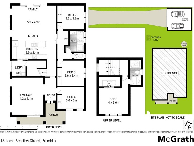 18 Joan Bradley Street, Franklin ACT 2913 Floorplan