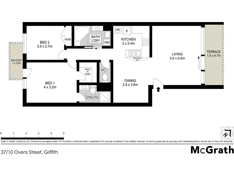 37/10 Ovens Street, Griffith ACT 2603 Floorplan
