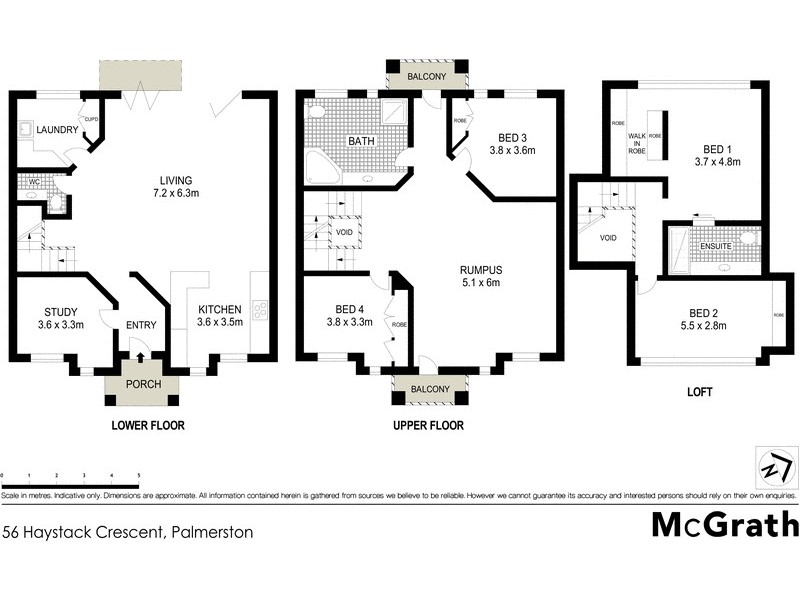 56 Haystack Crescent, Palmerston ACT 2913 Floorplan