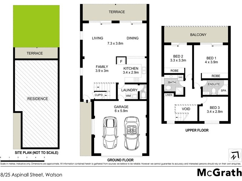 8/25 Aspinall Street, Watson ACT 2602 Floorplan