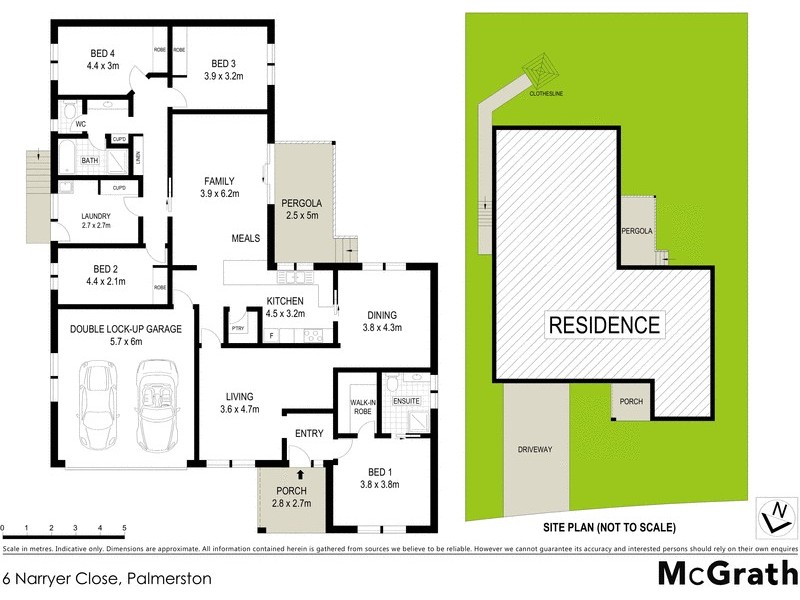 6 Narryer Close, Palmerston ACT 2913 Floorplan