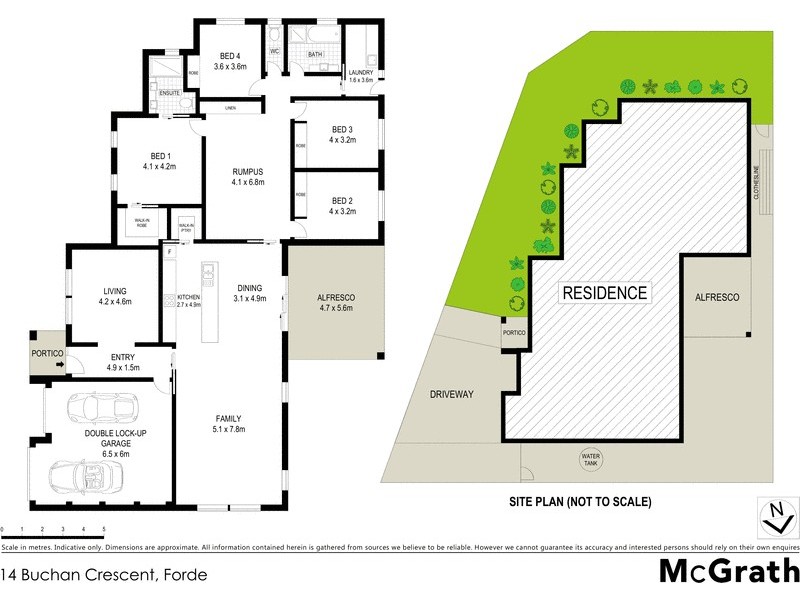 14 Buchan Crescent, Forde ACT 2914 Floorplan