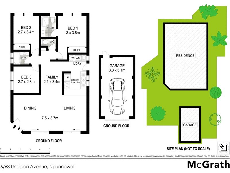 6/68 Unaipon Avenue, Ngunnawal ACT 2913 Floorplan