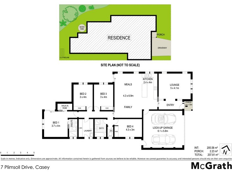 7 Plimsoll Drive, Casey ACT 2913 Floorplan