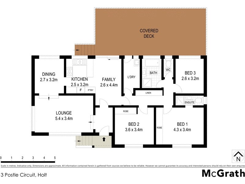3 Postle Circuit, Holt ACT 2615 Floorplan