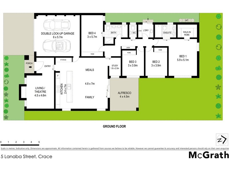 5 Lanaba Street, Crace ACT 2911 Floorplan