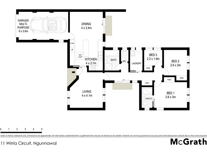 11 Wirria Circuit, Ngunnawal ACT 2913 Floorplan