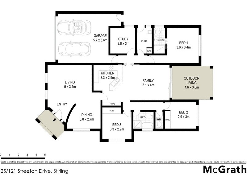 Streeton Drive, Stirling ACT 2611 Floorplan