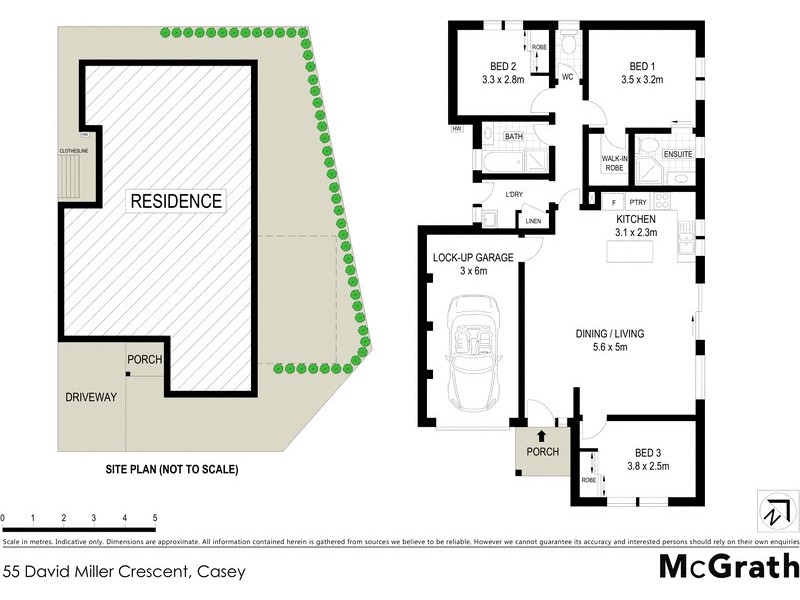 55 David Miller Crescent, Casey ACT 2913 Floorplan