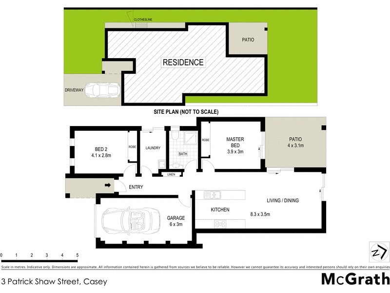 3 Patrick Shaw Street, Casey ACT 2913 Floorplan