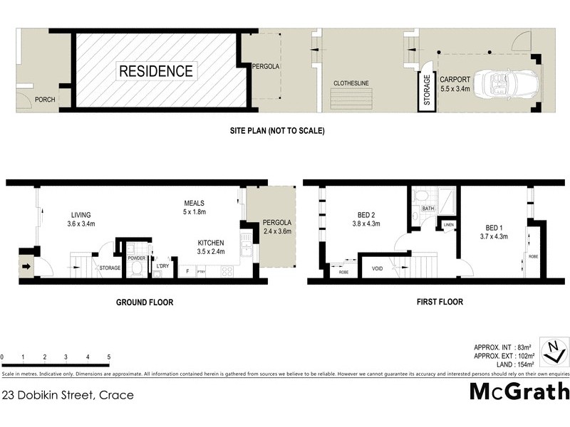 23 Dobikin Street, Crace ACT 2911 Floorplan