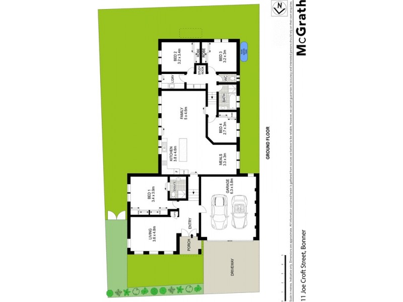 11 Joe Croft Street, Bonner ACT 2914 Floorplan