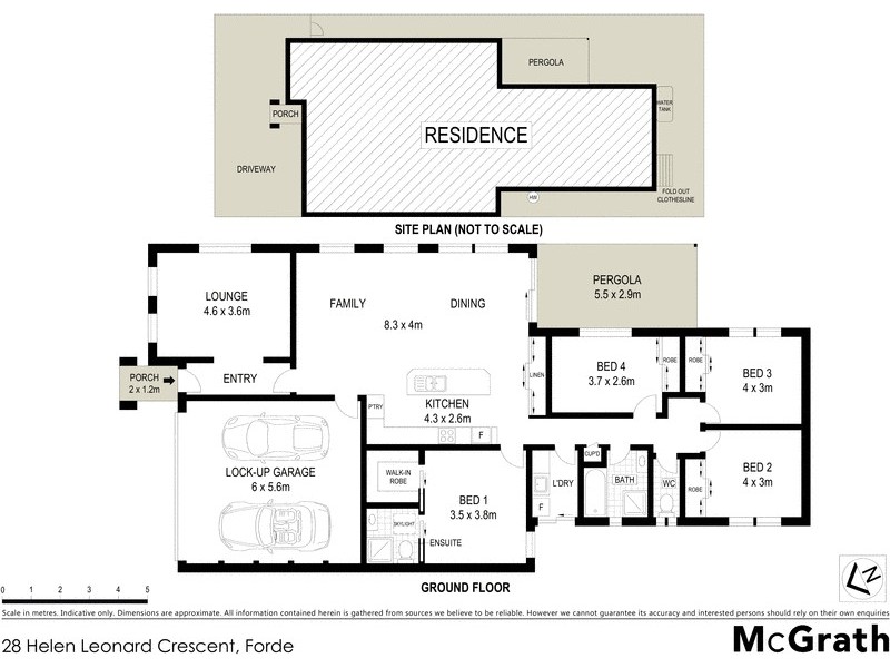28 Helen Leonard Crescent, Forde ACT 2914 Floorplan