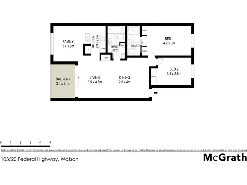 103/20 Federal Highway, Watson ACT 2602 Floorplan