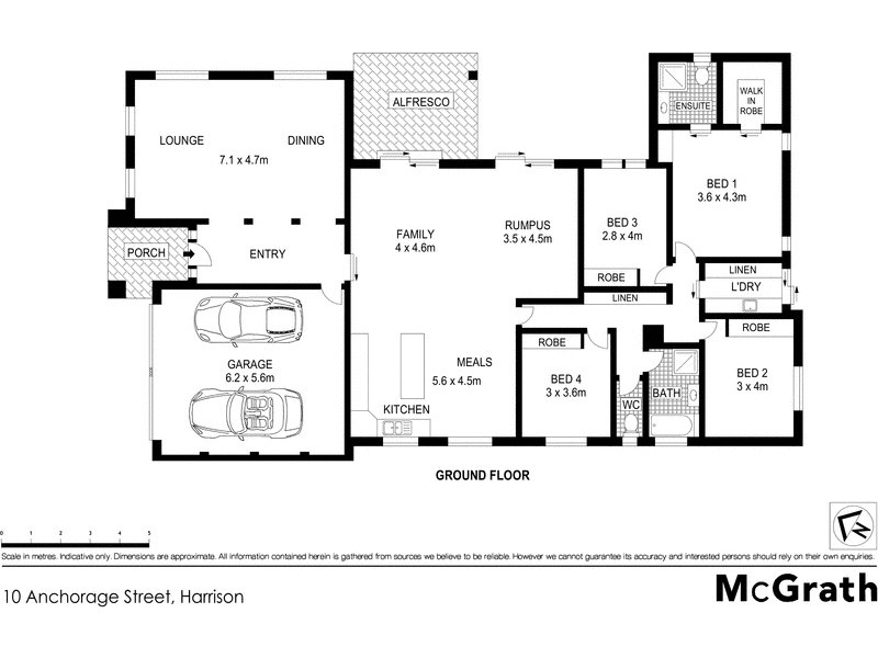 10 Anchorage Street, Harrison ACT 2914 Floorplan