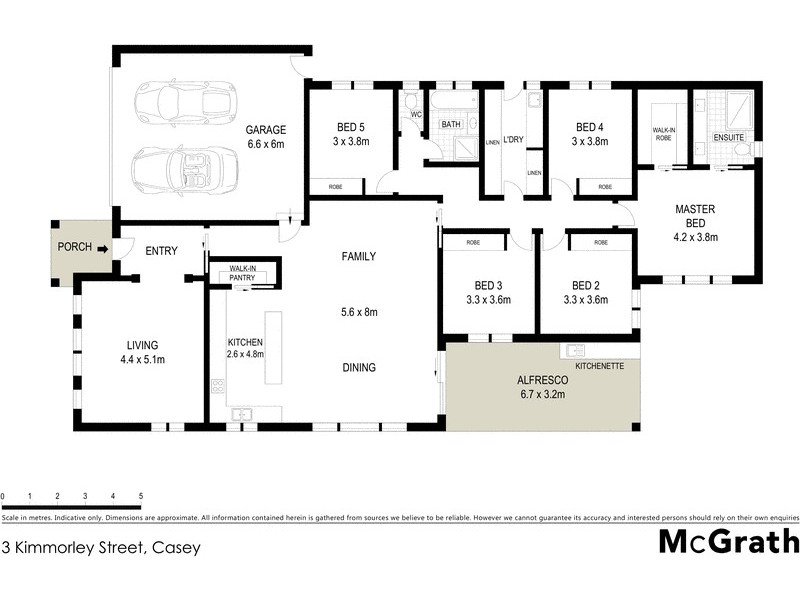 3 Kimmorley Street, Casey ACT 2913 Floorplan