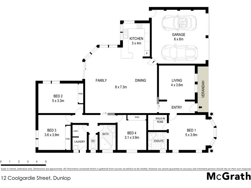 12 Coolgardie Street, Dunlop ACT 2615 Floorplan