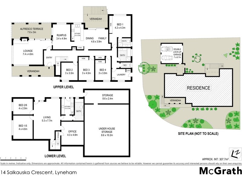 14 Salkauskas Crescent, Lyneham ACT 2602 Floorplan